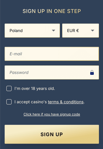 Rejestracja Everum casino